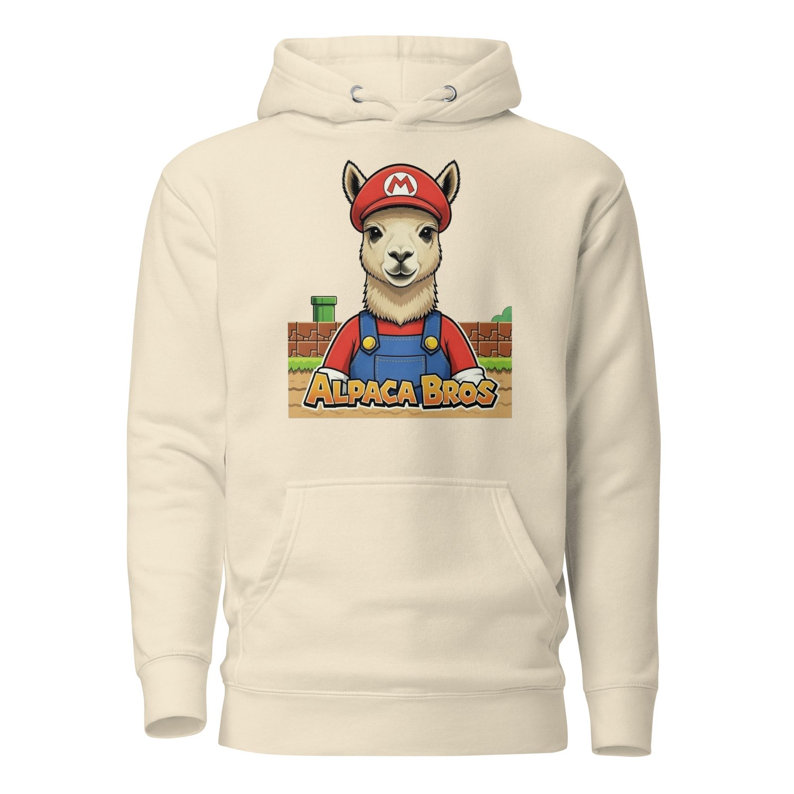 Alpaca Bross Unisex Hoodie Vintage Gammer Fan