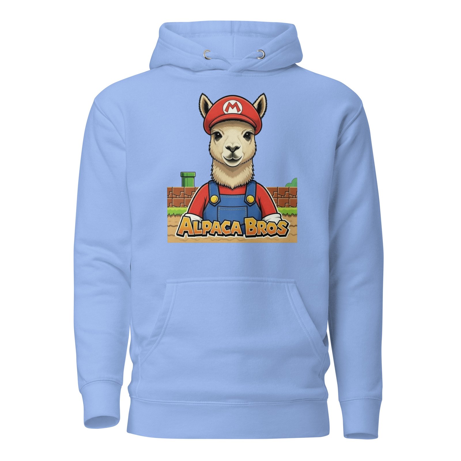Alpaca Bross Unisex Hoodie Vintage Gammer Fan - Image 10