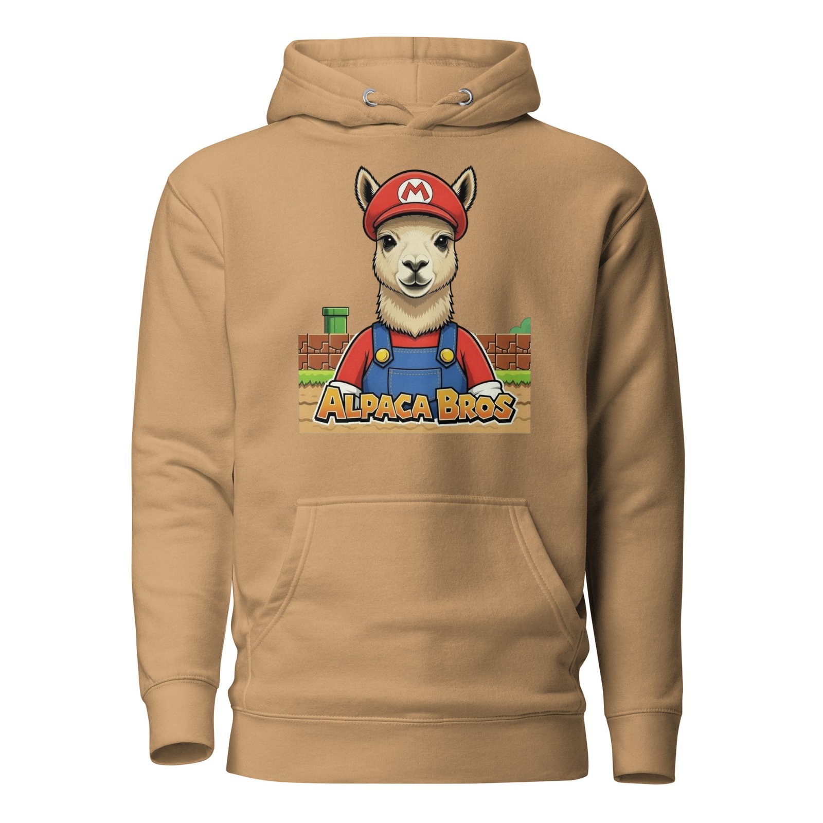 Alpaca Bross Unisex Hoodie Vintage Gammer Fan - Image 9