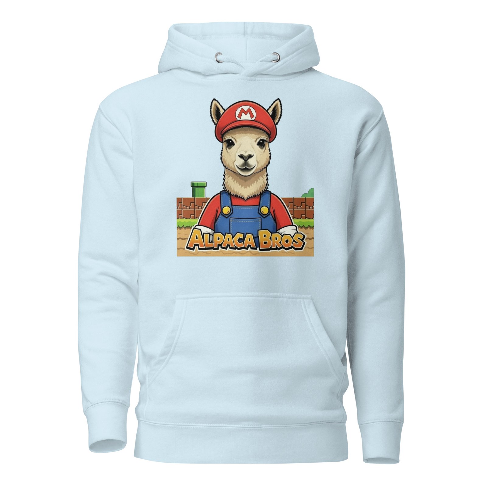 Alpaca Bross Unisex Hoodie Vintage Gammer Fan - Image 11