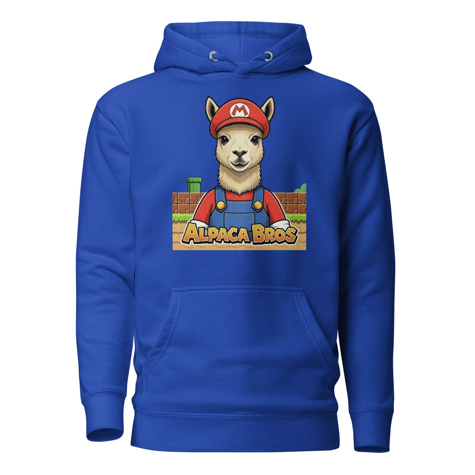 Alpaca Bross Unisex Hoodie Vintage Gammer Fan - Image 4