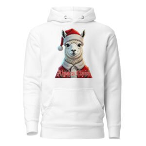 Christmas Alpaca Claus Unisex Hoodie HoHoHo